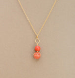 Astor Double Bead and Link Necklace