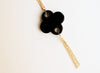 FLEA YSL Black Clover Necklace