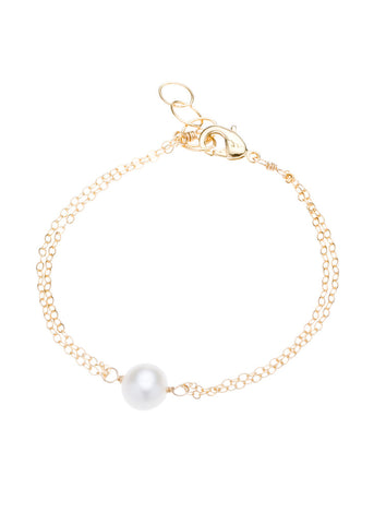 Ainslie Single Pearl Bracelet